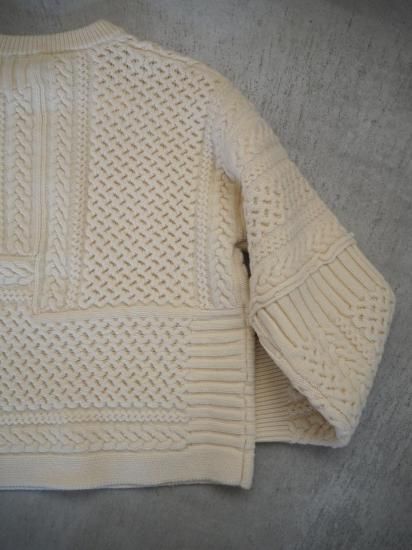  LUV OUR DAYS CABLE PATCHWORK KNIT LV-KN5314 6