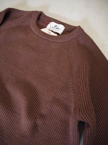  VINCENT ET MIREILLE   RIB CREW NECK SWEATER AZE 1