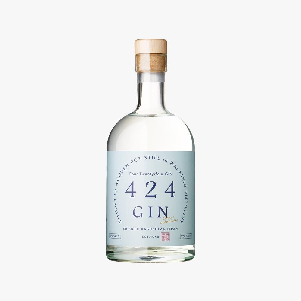 424GIN -juniper berry only-（42.4%・500ml） - 若潮酒造
