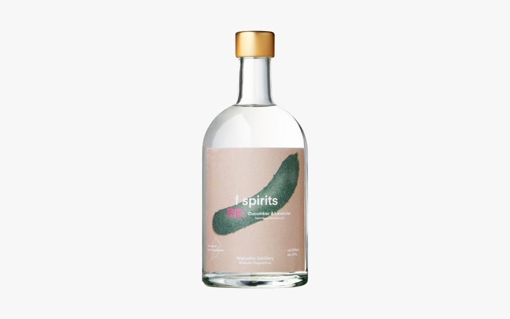 f spirits キュウリ＆ラベンダー（37%・500ml） - 若潮酒造
