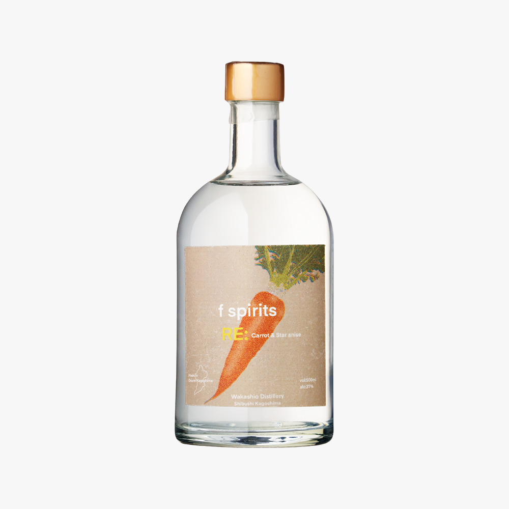 f spirits にんじん&スターアニス(37%・500ml) - 若潮酒造 f spirits にんじん&スターアニス(37%・500ml) - 若潮酒造