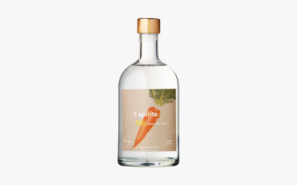 f spirits にんじん＆スターアニス（37％・500ml） - 若潮酒造