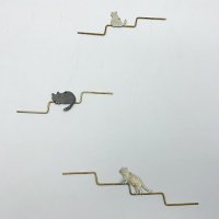 アトリエPOPPO　金属モビール「子猫のキャットステップ」　S