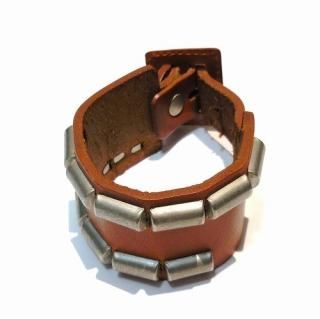 hobo SQUARE BUCKLE LEATHER BRACELET