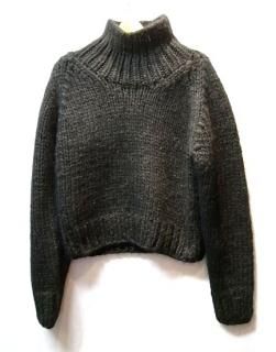 LI HUAHand-knitting High Neck Pullover