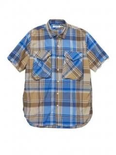 <img class='new_mark_img1' src='https://img.shop-pro.jp/img/new/icons20.gif' style='border:none;display:inline;margin:0px;padding:0px;width:auto;' />nonnativeHUNTER LONG SHIRT S/S R/P MADRAS PLAID