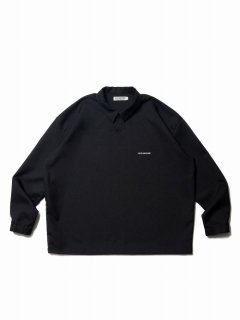 COOTIE　Polyester Twill Polo L/S Tee