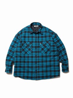 COOTIE　Error Fit Nel Check Quilting CPO Jacket