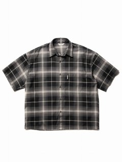 COOTIE　R/C Ombre Check S/S Shirt