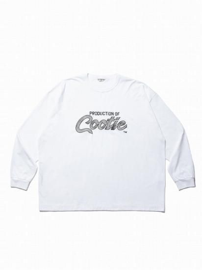 M】COOTIE EMBROIDERY OVERSIZED L/S TEE-