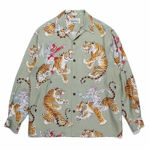 WACKO MARIA（ワコマリア）TIM LEHI / HAWAIIAN SHIRT L/S / 虎 / 大阪 ...