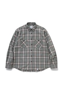 BEDWIN & THE HEARTBREAKERS　L/S OMBRE CHECK SHIRT 