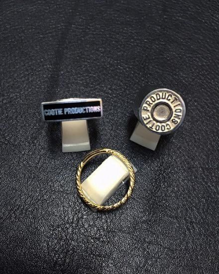 cootie productions STOUT SIGNET RING 9号 COOTIE Stout Signet Ring / ロゴ入り シルバーリング