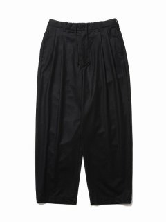 COOTIECA/W Flannel 2 Tuck Wide Easy Trousers