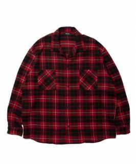 ROTTWEILERR9 CHECK OPENCOLLAR SHIRT
