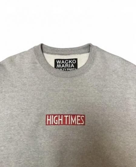 WACKO MARIA HIGHTIMES / HEAVY WEIGHT CREW NECK SWEAT SHIRT WACKO MARIA HIGHTIMES / HEAVY WEIGHT CREW NECK SWEAT SHIRT
