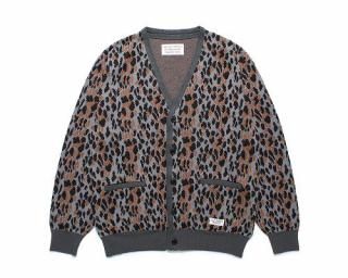 WACKO MARIALEOPARD JACQUARD CARDIGAN ( TYPE-2 ) 