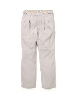 nonnativeOFFICER CHINO TROUSERS Li/Ac TWILL
