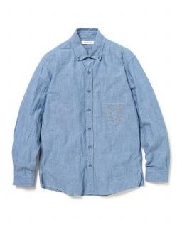 nonnativeDWELLER B.D. L/S SHIRT C/Li CANVAS