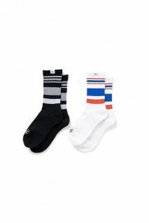 BEDWIN & THE HEARTBREAKERS2 Pcs PACK LINE SOCKS 