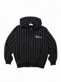 COOTIEAllover Print Open End Yarn Sweat Zip Hoodie
