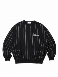 COOTIEAllover Print Open End Yarn Sweat Crew