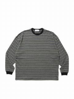COOTIEJacquard Border L/S Tee