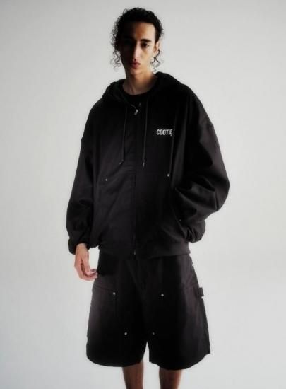 COOTIE Abyss Dyed Duck Hooded Work Jacket - tinyworld