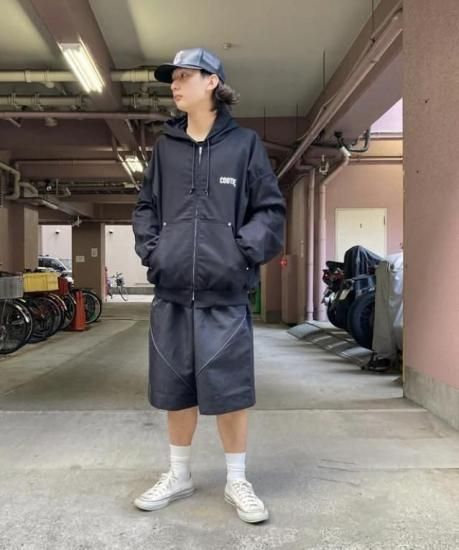 COOTIE Abyss Dyed Duck Hooded Work Jacket - tinyworld