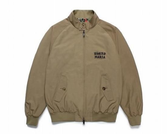 ジャケット・アウター WACKO MARIA BARACUTA HARRINGTON JACKET BC01-BK-F2-min.jpg