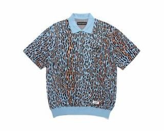 WACKO MARIALEOPARD KNIT POLO SHIRT ( TYPE-2 )