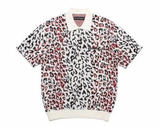WACKO MARIALEOPARD KNIT POLO SHIRT ( TYPE-1 )