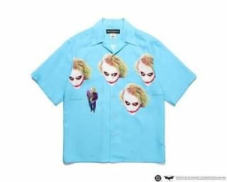 WACKO MARIATHE DARK KNIGHT TRILOGY / S/S HAWAIIAN SHIRT ( TYPE-5 )