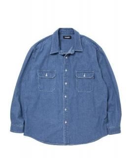 ROTTWEILERR9 WASHED DENIM SHIRT