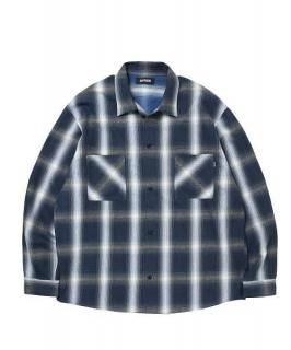 ROTTWEILERR9 OMBRE CHECK SHIRT