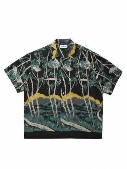 トップス Cootie Rayon OpenCollar S/S Shirt COOTIE Rayon Open Collar S/S Shirts