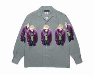 WACKO MARIATHE DARK KNIGHT TRILOGY / L/S HAWAIIAN SHIRT ( TYPE-1 )