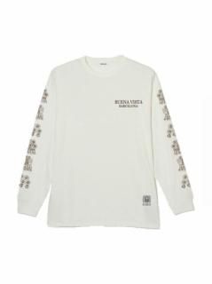 トップス COOTIE Polyester Border L/S Tee COOTIE PRODUCTIONS/Polyester Border L/S Tee（Black/White