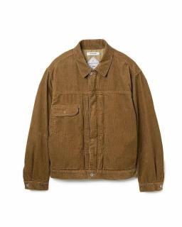 nonnativeTRUCKER BLOUSON COTTON CORD SULFUR DYE WITH WINDSTOPPER®
