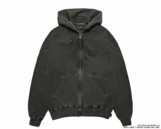 WACKO MARIADEATH ROW RECORDS / WASHED MIDDLE WEIGHT FULL ZIP HOODED SWEAT SHIRT
