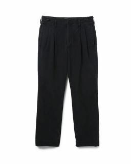 nonnativeOFFICER CHINO TROUSERS C/Li CANVAS SULFUR DYE