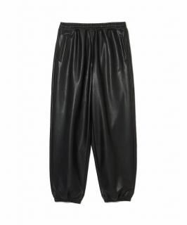 MSMLFAKE LEATHER EASY PANTS