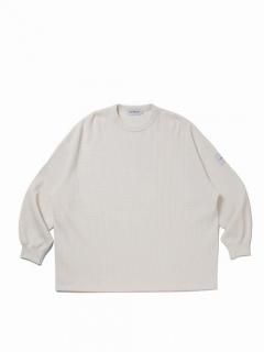 COOTIEN/C Waffle Oversized L/S Tee