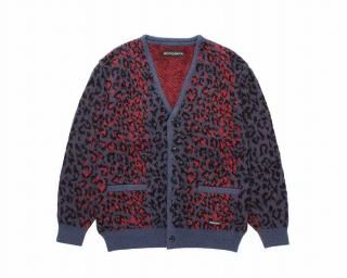 WACKO MARIALEOPARD MOHAIR CARDIGAN