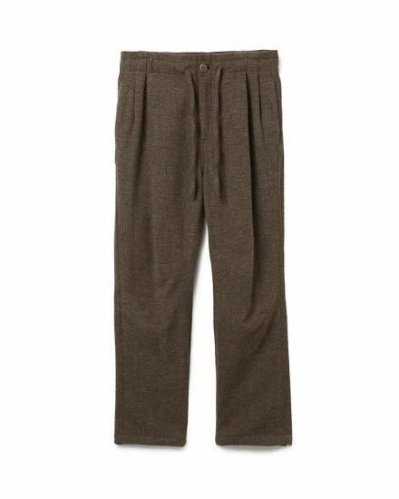 nonnative WANDERER EASY PANTS WOOL HERRINGBONE - tinyworld
