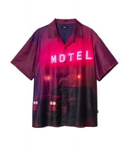 glambMidnight Open Collar Shirt