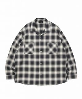 ROTTWEILERR9 OMBRE CHECK SHIRT