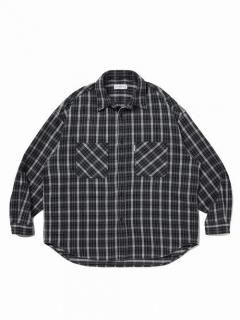 COOTIEAD Processing Heavy Flannel Check L/S Shirt