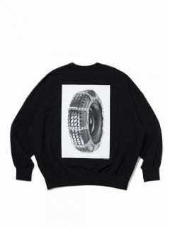 COOTIE��Print Sweat Crew (Tire with Chains)