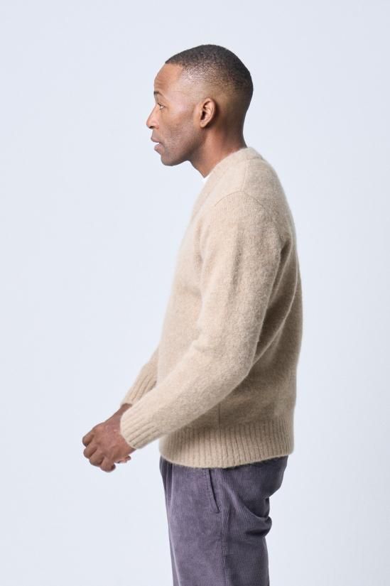 30%off】Blu Bre / アルパカ混Vネックセーター - 【公式